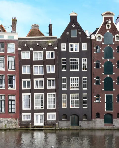 Traditional canal houses in Amsterdam, the Netherlands